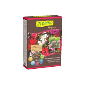 Florimo szerves trágya muskátlikhoz és virágzó növényekhez, 2 kg-os kiszerelésben