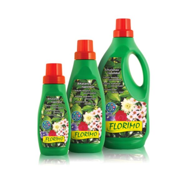 Florimo általános tápoldat 250 ml, 500 ml és 1000 ml kiszerelésben zöld és virágos növényekhez