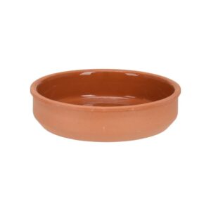 Terrakotta színű agyag kínálótál szett – 2 darab, 450 ml, 15×4 cm