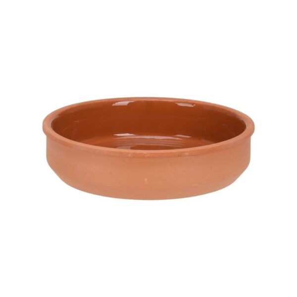 Terrakotta színű agyag kínálótál szett – 2 darab, 450 ml, 15×4 cm