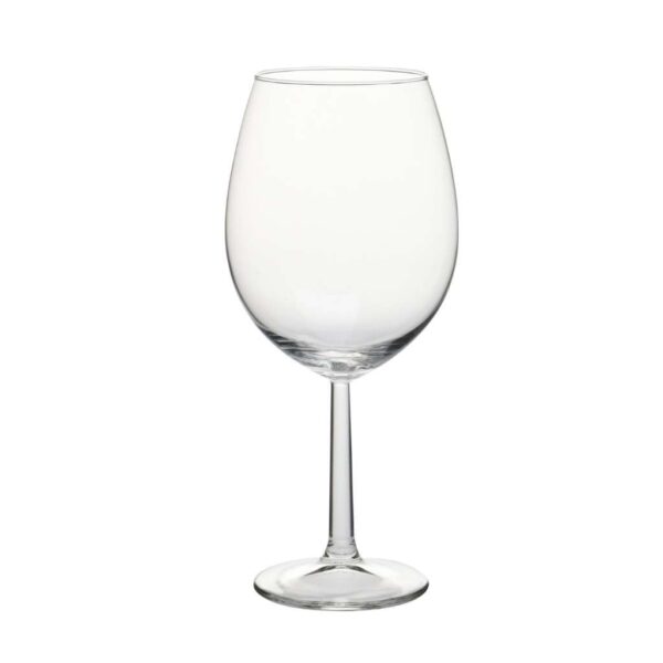 Üveg borospohár szett, 580ml űrtartalommal, klasszikus formában