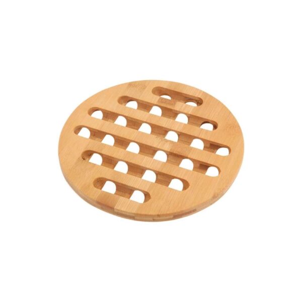 Bambusz edényalátét, 20×20 cm, kerek és négyzet forma, Excellent Houseware