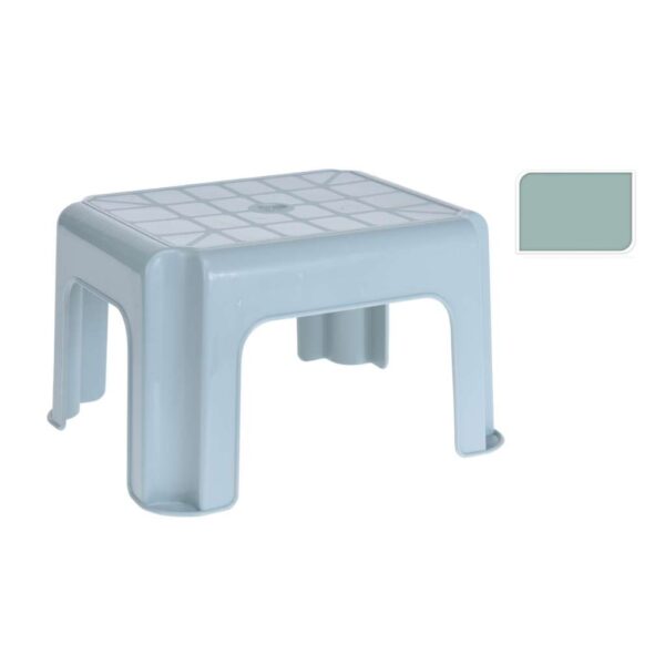 Műanyag fellépő 28×22×22 cm, pasztell bézs, menta és szürke színekben – Excellent Houseware