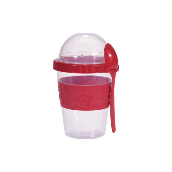 Joghurtos pohár kanállal 600 ml több színben Excellent Houseware