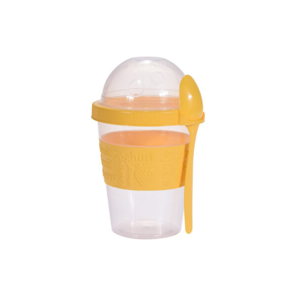 Joghurtos pohár kanállal 600 ml több színben Excellent Houseware