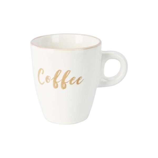 Kerámia kávés bögre, Coffee felirattal – 220 ml, Excellent Houseware