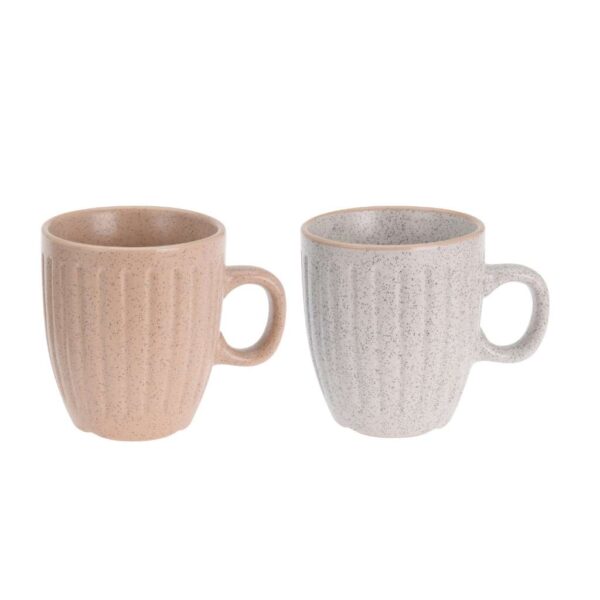 Kerámia bögre szett 2 db nude és greige pasztell kollekció Excellent Houseware