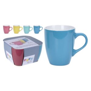 Kerámia bögre szett 4 db 340 ml élénk színek Excellent Houseware