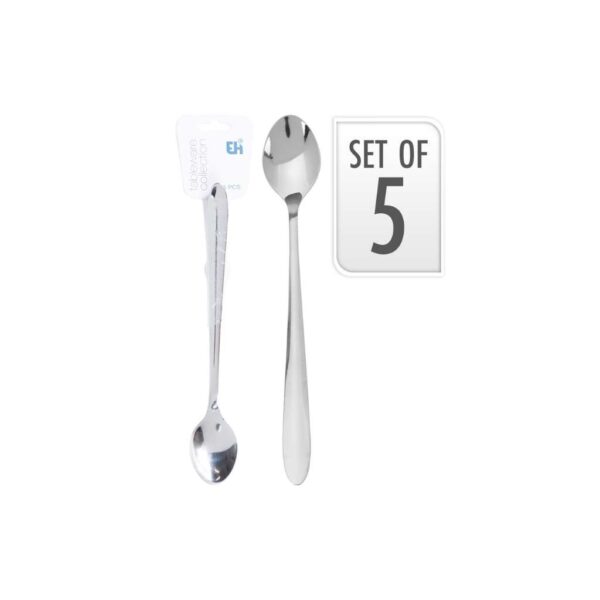 Koktélkanál készlet 5 db rozsdamentes acél 19,6 cm Excellent Houseware