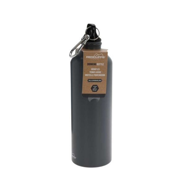 Alumínium kulacs 700 ml, Redcliffs, grafit színben, túrázáshoz