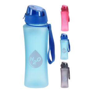 Műanyag kulacs H2O felirattal 650 ml több színben Excellent Houseware