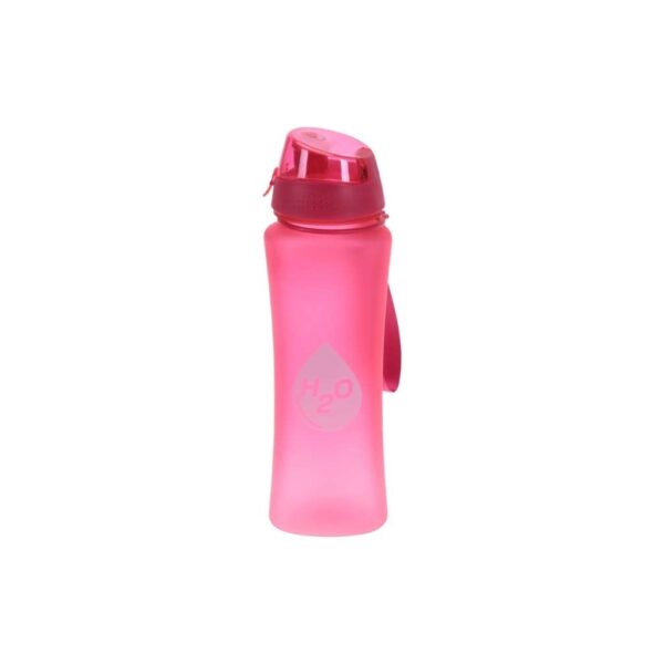 Műanyag kulacs H2O felirattal 650 ml több színben Excellent Houseware