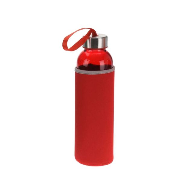 Kulacs üveg, 500 ml, textil huzattal, több színben, Excellent Houseware