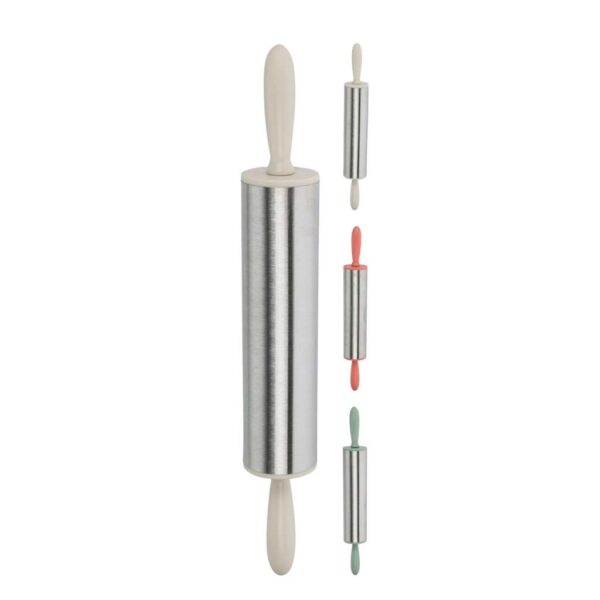 Nyújtófa inox fém kivitelben, 44 cm, több színben – Cucina.