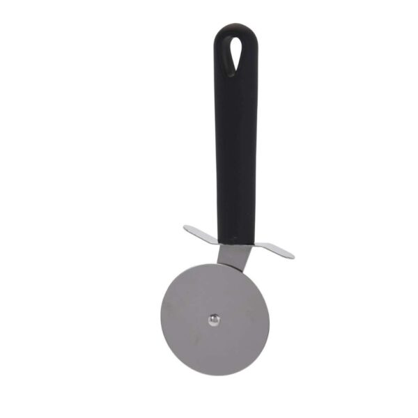 Pizzavágó fekete nyéllel, rozsdamentes acél pengével – Excellent Houseware