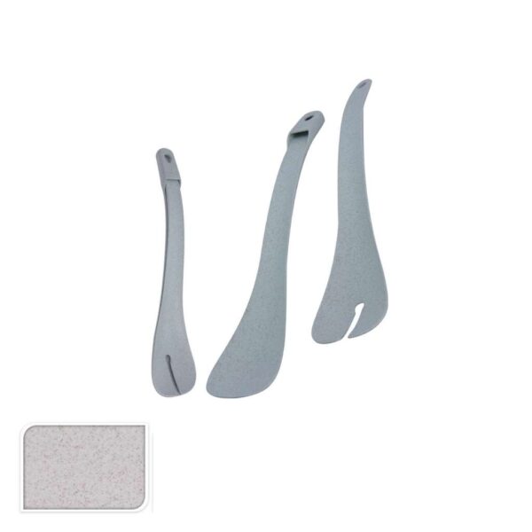 Salátakiszedő szett, pasztell rózsaszín, menta és krém színben – Excellent Houseware