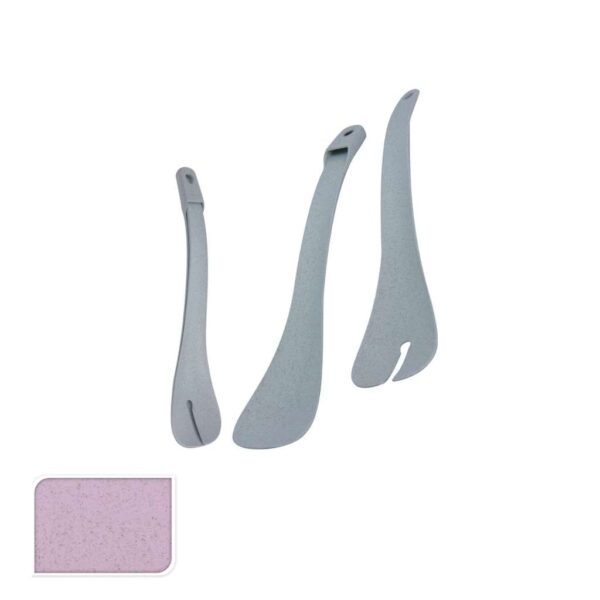 Salátakiszedő szett, pasztell rózsaszín, menta és krém színben – Excellent Houseware