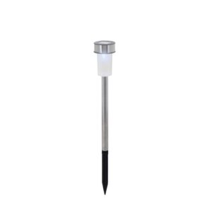 Szolár lámpa LED világítással, fém házzal, 36 cm, Progarden