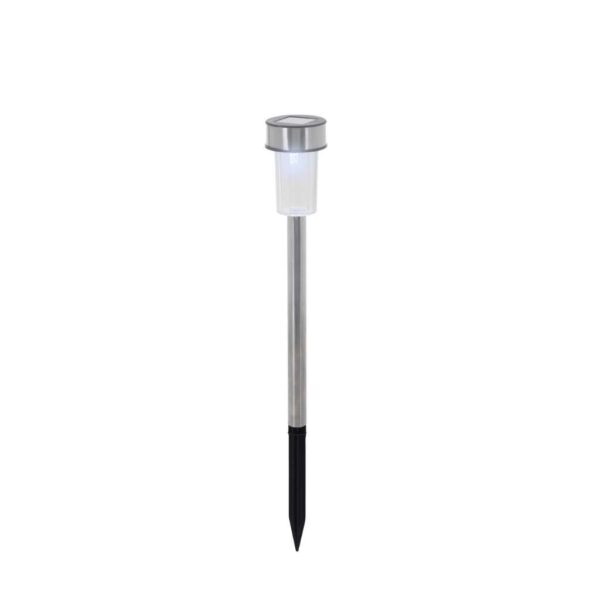 Szolár lámpa LED világítással, fém házzal, 36 cm, Progarden