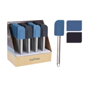 Szilikon spatula kék és szürke színben, 24 cm – Cucina