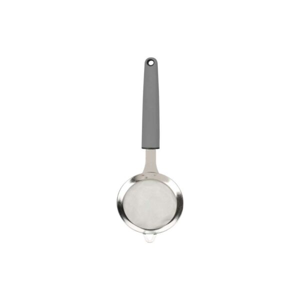 Konyhai szűrő rozsdamentes acél hálóval, pasztell zöld és szürke nyéllel – Excellent Houseware