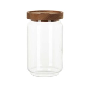 Tárolóedény üveg, fa tetővel 700 ml Excellent Houseware