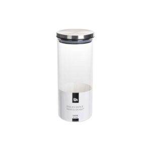 Üveg tárolóedény rozsdamentes acél tetővel 1400 ml Excellent Houseware
