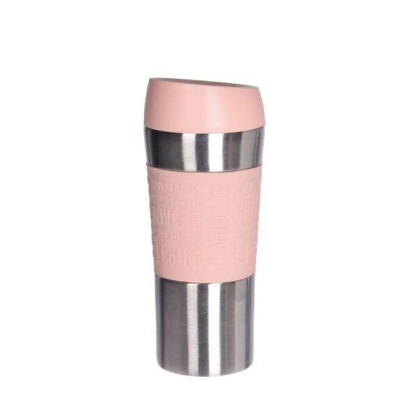 Rozsdamentes termosz utazóbögre pasztell színekben, 350 ml, Excellent Houseware