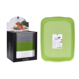 Csúszásmentes műanyag vágódeszka fehér, zöld, szürke színben Excellent Houseware