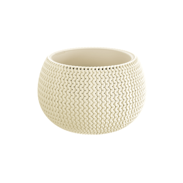 Virágcserép Splofy Bowl 2in1, 24 cm, krém színben