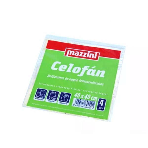 Mazzini befőzési celofán 4 íves csomagban