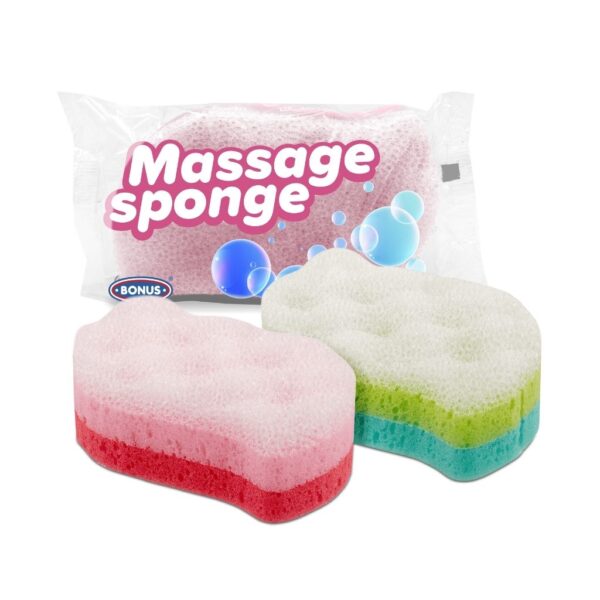 Bonus Spa masszázs fürdőszivacs, selymes tapintású
