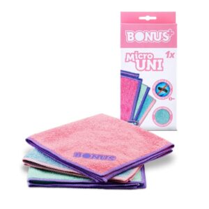 Bonus+ MicroUNI mikroszálas törlőkendő, puha tapintású