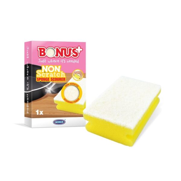 Bonus+ karcmentes fehér mosogatószivacs 1 db