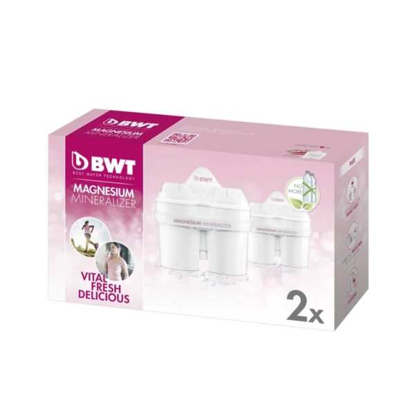 BWT Longlife Mg2+ vízszűrő betét 2 darabos kiszerelésben – magnéziumos vízlágyító technológiával