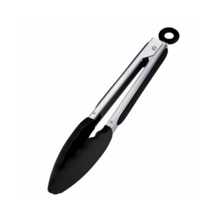Berlinger Haus ételkiszedő csipesz – fekete szilikon és rozsdamentes acél kialakítás, 29 cm, Black Silver Collection