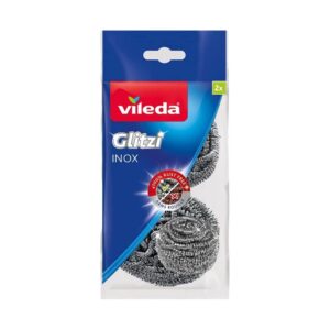 Vileda Glitzi Inox rozsdamentes acél súrolóspirál makacs szennyeződésekhez