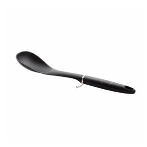 Berlinger Haus főzőkanál – fekete hőálló műanyagból, 35,5 cm hosszú, Black Silver kollekció