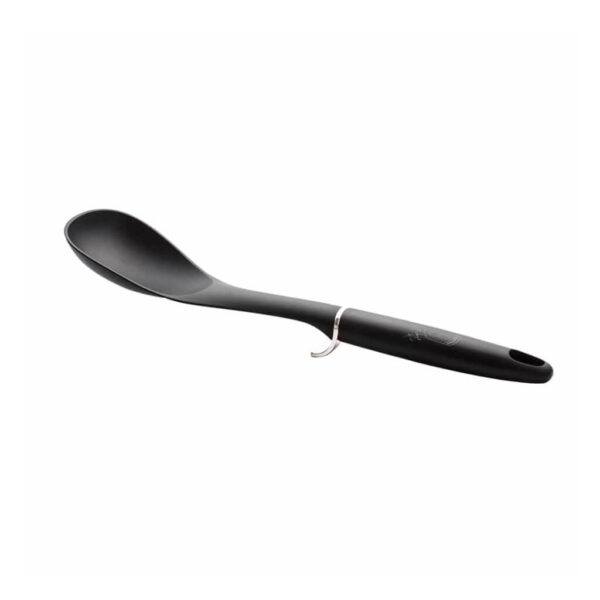 Berlinger Haus főzőkanál – fekete hőálló műanyagból, 35,5 cm hosszú, Black Silver kollekció