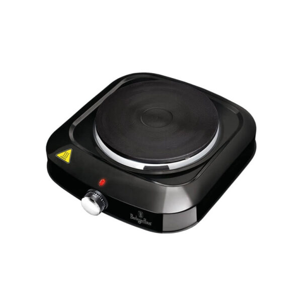 Berlinger Haus elektromos főzőlap – 1500 W teljesítményű, 18,5 cm átmérő, fekete-ezüst dizájn