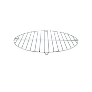 Kerek grillrács, 40 cm, krómozott acél – szabadtéri grillezéshez – Perfect Home