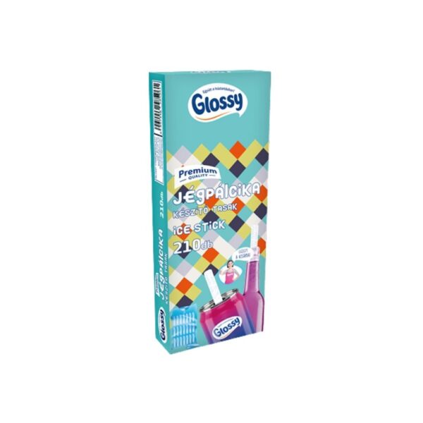 Glossy jégkocka és jégpálcika készítő tasak, 10 darabos csomag