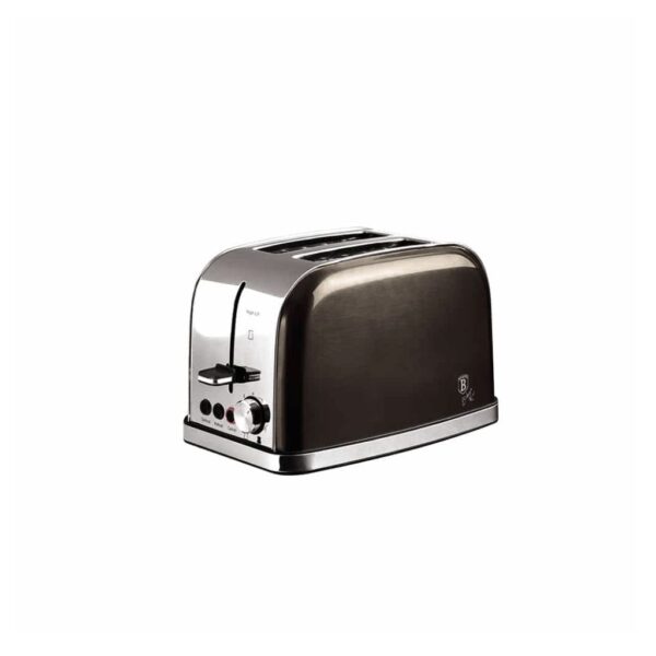 Berlinger Haus Shiny Black kenyérpirító – 850 W teljesítményű, fekete fényes kivitel, rozsdamentes acél házzal