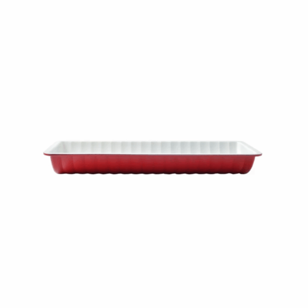 Kerámia bevonatos őzgerinc sütőforma acélból, 31 cm, többféle színben – Perfect Home