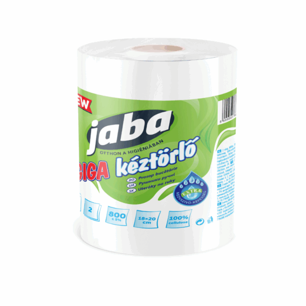JABA papírtörlő – 2 rétegű, 100% cellulóz, háztartási használatra, több kiszerelésben