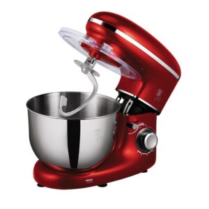 Berlinger Haus konyhai robotgép 1300 W teljesítménnyel, 6 literes keverőtállal – Metallic Line Burgundy, bordó színben
