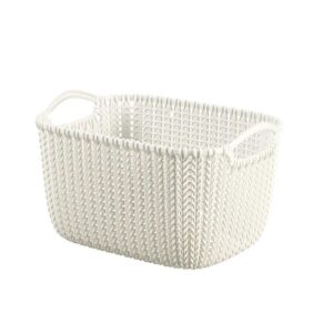 Knit ruháskosár 8L, Curver, törtfehér színben