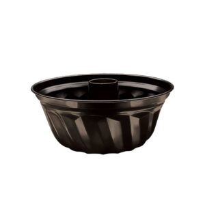 Berlinger Haus Shiny Black kuglóf sütőforma 25 cm – titán tapadásmentes bevonat, fényes fekete szín