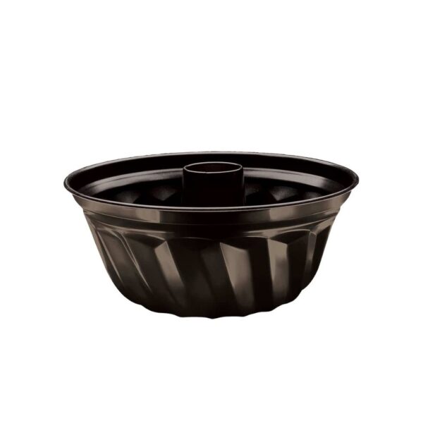 Berlinger Haus Shiny Black kuglóf sütőforma 25 cm – titán tapadásmentes bevonat, fényes fekete szín