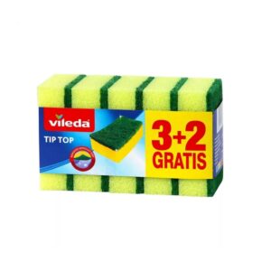 Vileda Tip Top mosogatószivacs 6 db – erős dörzsfelület, hatékony szennyeződés eltávolítás